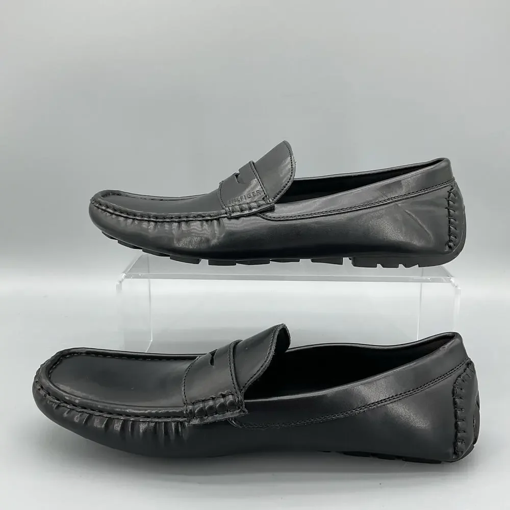 NEW Tommy Hilfiger Men’s Amile Loafers Black Size 9.5M